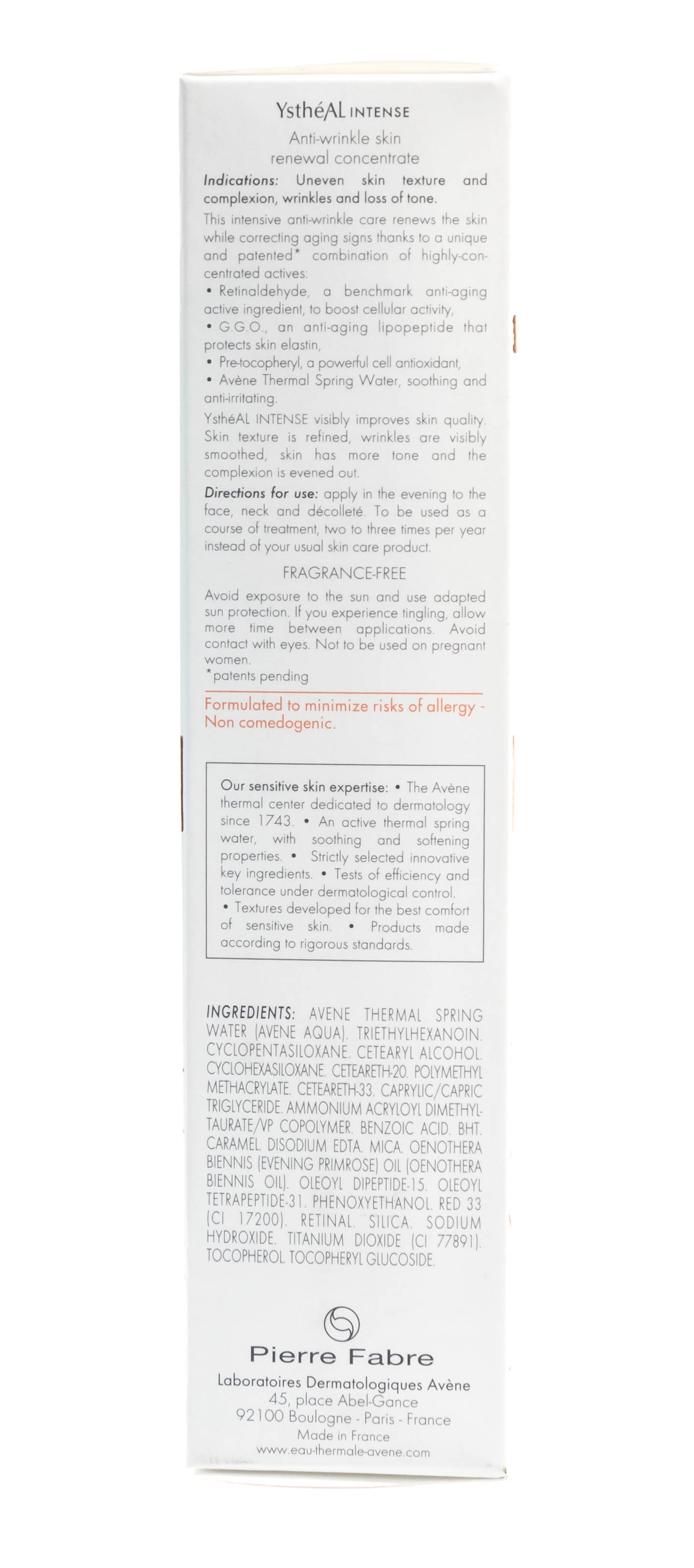 Авен Истеаль Интенс Антивозрастная сыворотка 30 мл (Avene, YstheAL) Авен Истеаль Интенс Антивозрастная сыворотка 30 мл (Avene, YstheAL) фото 4