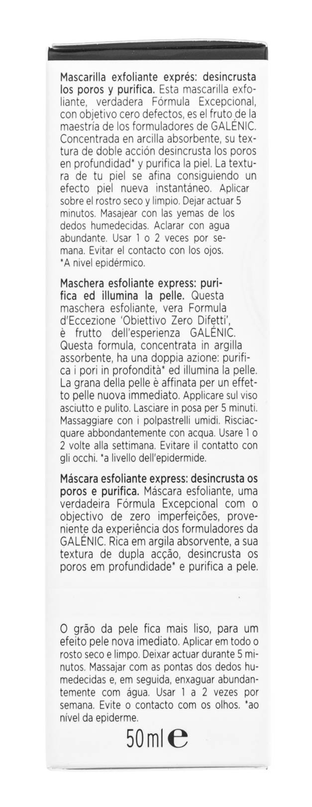 Галеник Экспресс-маска с отшелушивающим эффектом, 50 мл (Galenic, Pureté Sublime) фото 5