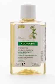 Klorane Тонизирующий шампунь с мякотью цитрона для блеска волос 25 мл. фото