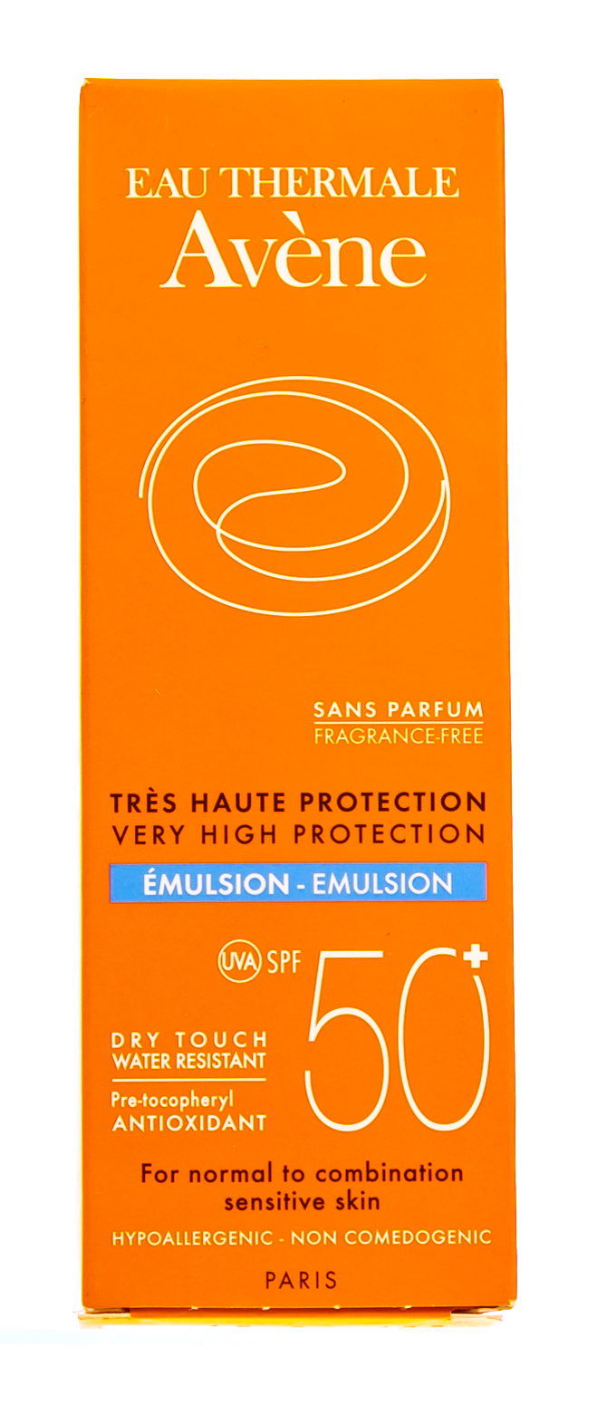 Авен Солнцезащитная эмульсия SPF 50+, 50 мл (Avene, Suncare) фото 1