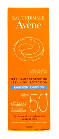 Avene Солнцезащитная эмульсия SPF 50, 50 мл. фото