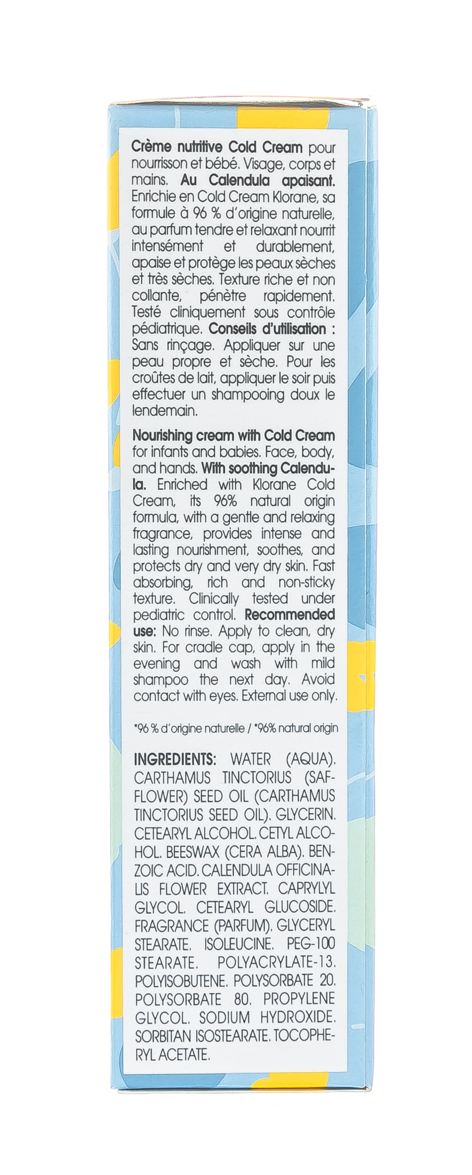 Клоран Бебе Детский увлажняющий крем с экстрактом календулы 40 мл (Klorane, Klorane Bebe) Клоран Бебе Детский увлажняющий крем с экстрактом календулы 40 мл (Klorane, Klorane Bebe) фото 3