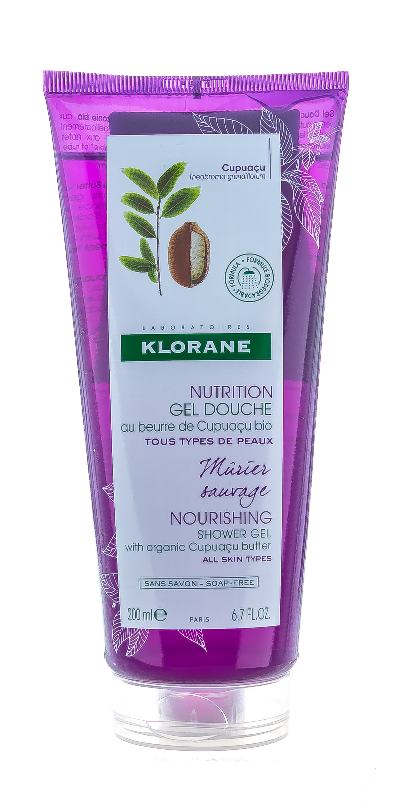 Клоран Гель для душа Нежный Инжир 200 мл (Klorane, Body care) фото 1