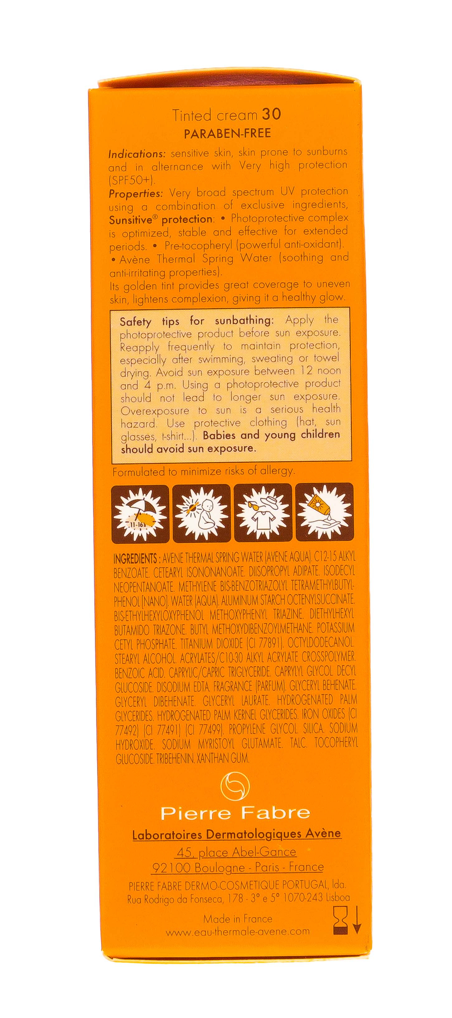 Авен Солнцезащитный крем с тонирующим эффектом SPF 30, 50 мл (Avene, Suncare) фото 5