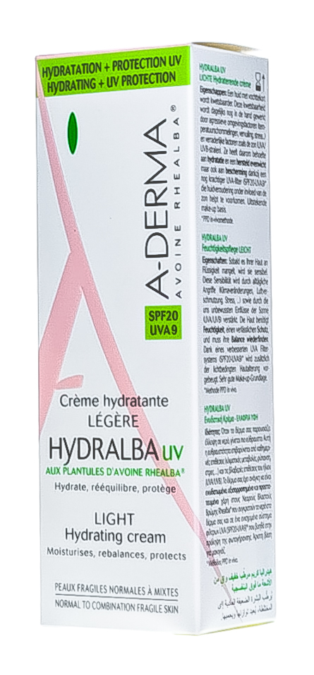Адерма Hydralba UV Легкий увлажняющий крем 40 мл (A-Derma, Hydralba) фото 5