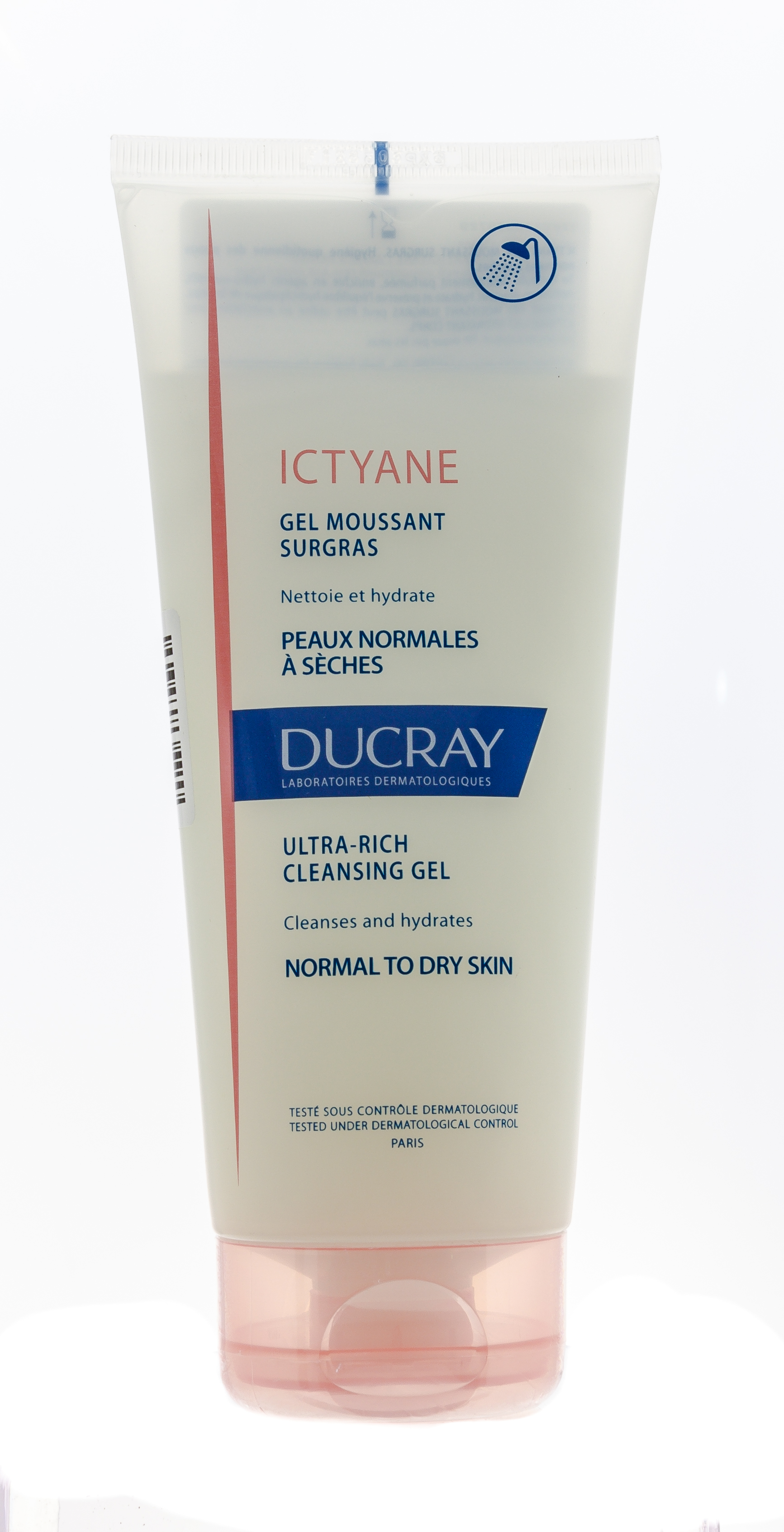 Дюкрэ Иктиан Сверхпитательный очищающий гель для лица и тела, 200 мл (Ducray, Сухая кожа) фото 1