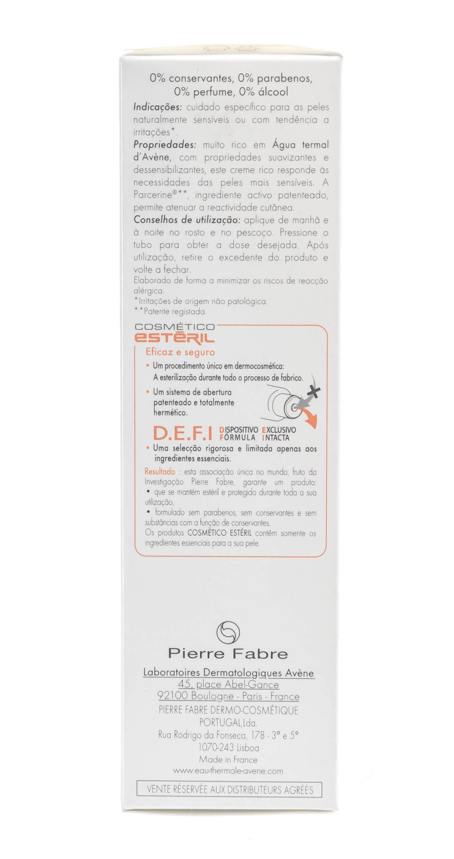 Авен Восстанавливающий насыщенный крем для сверхчувствительной кожи D.E.F.I., 50 мл (Avene, Intolerantes) фото 4