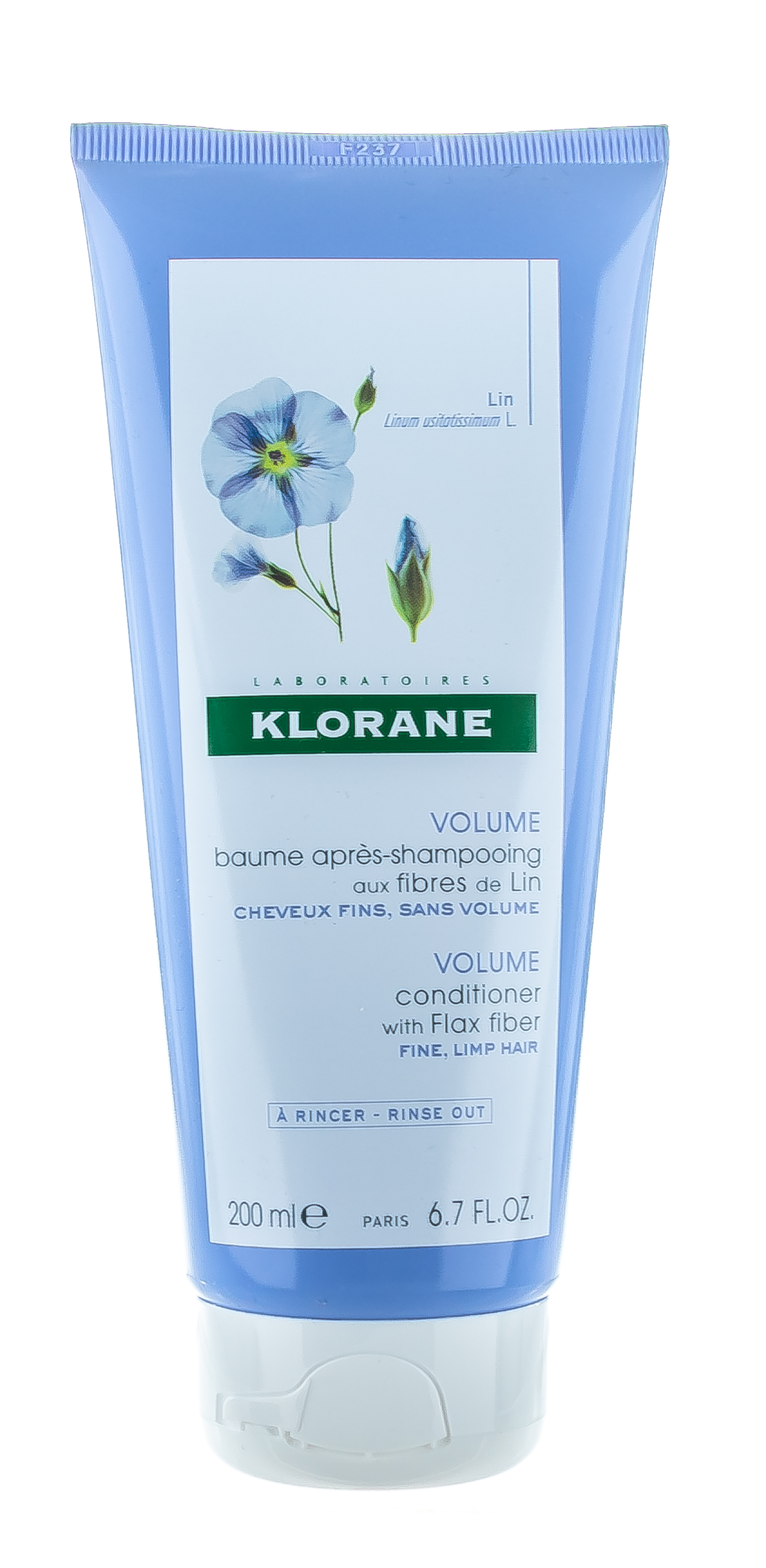 Клоран Бальзам-кондиционер с волокнами льна 200 мл (Klorane, Volume plump) фото 1