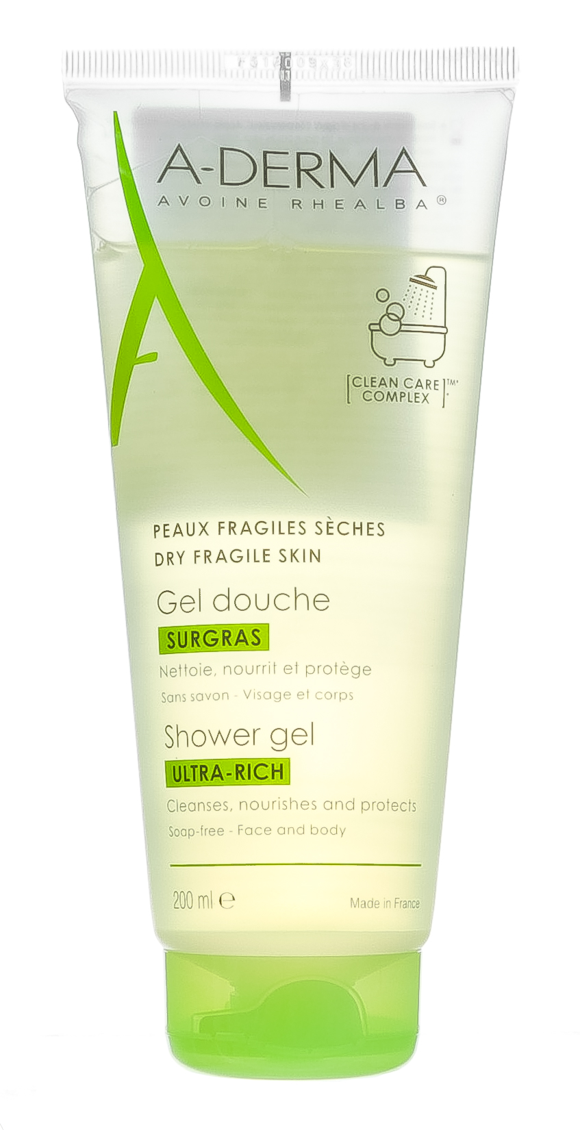 Адерма Питательный гель для очищения тела 200 мл (A-Derma, Essential) фото 1