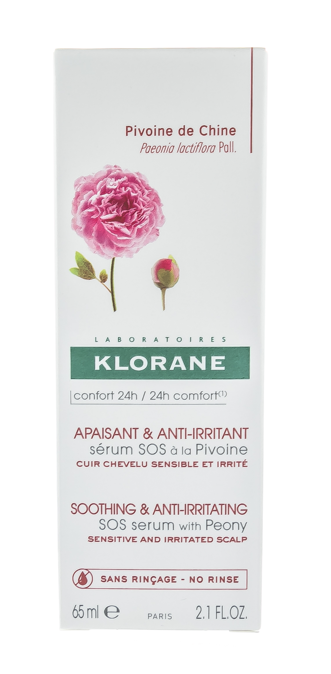 Клоран Сыворотка успокаивающая с экстрактом Пиона 65 мл (Klorane, Irritated Scalp) Клоран Сыворотка успокаивающая с экстрактом Пиона 65 мл (Klorane, Irritated Scalp) фото 1