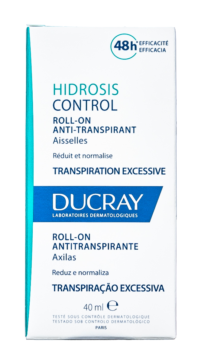 Дюкрэ Дезодорант-антиперспирант шариковый против избыточного потоотделения Hidrosis Control, 40 мл (Ducray, Гипергидроз) фото 4