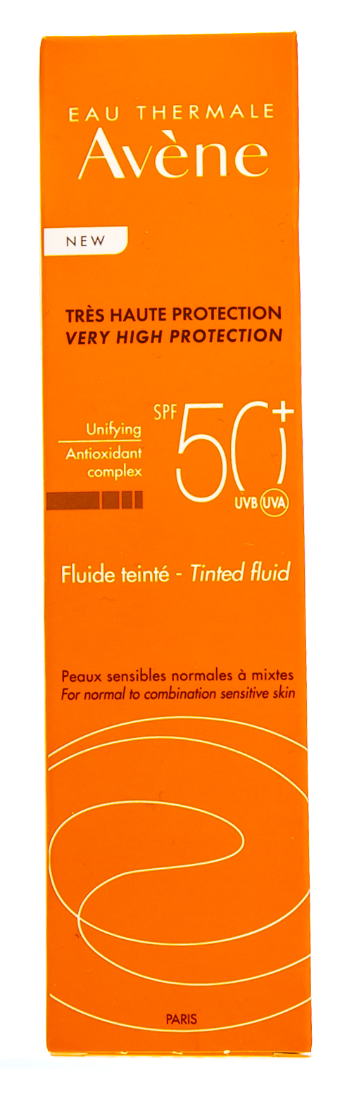 Авен Солнцезащитный флюид с тонирующим эффектом SPF 50, 50 мл (Avene, Suncare) Авен Солнцезащитный флюид с тонирующим эффектом SPF 50, 50 мл (Avene, Suncare) фото 1