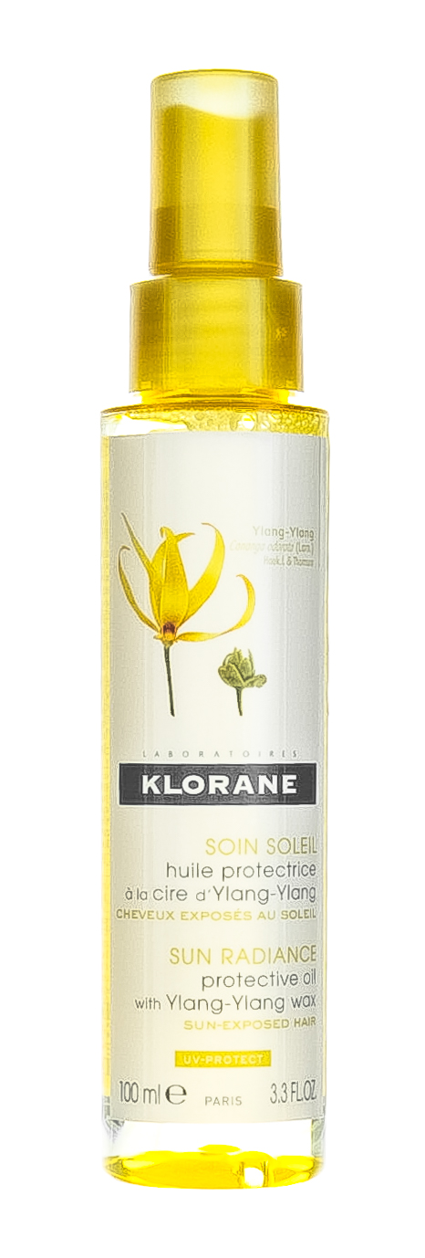 Клоран Масло солнцезащитное для волос с воском Иланг-Иланг 100 мл (Klorane, Ylang-Ylang) фото 1