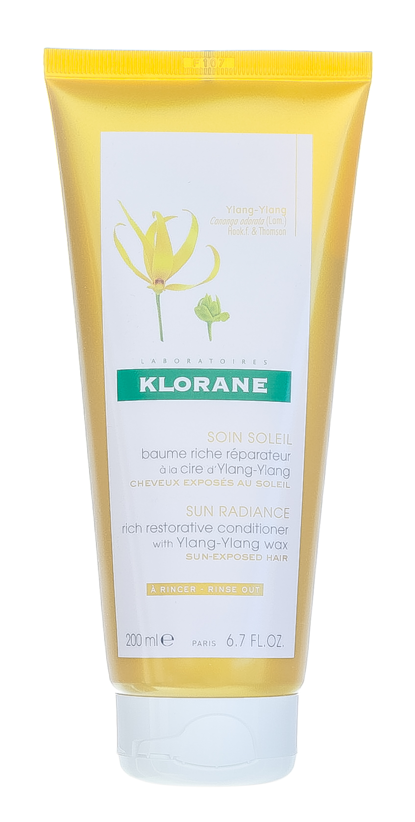 Клоран Бальзам восстанавливающий питательный с воском Иланг-Иланг 200 мл (Klorane, Ylang-Ylang) фото 2