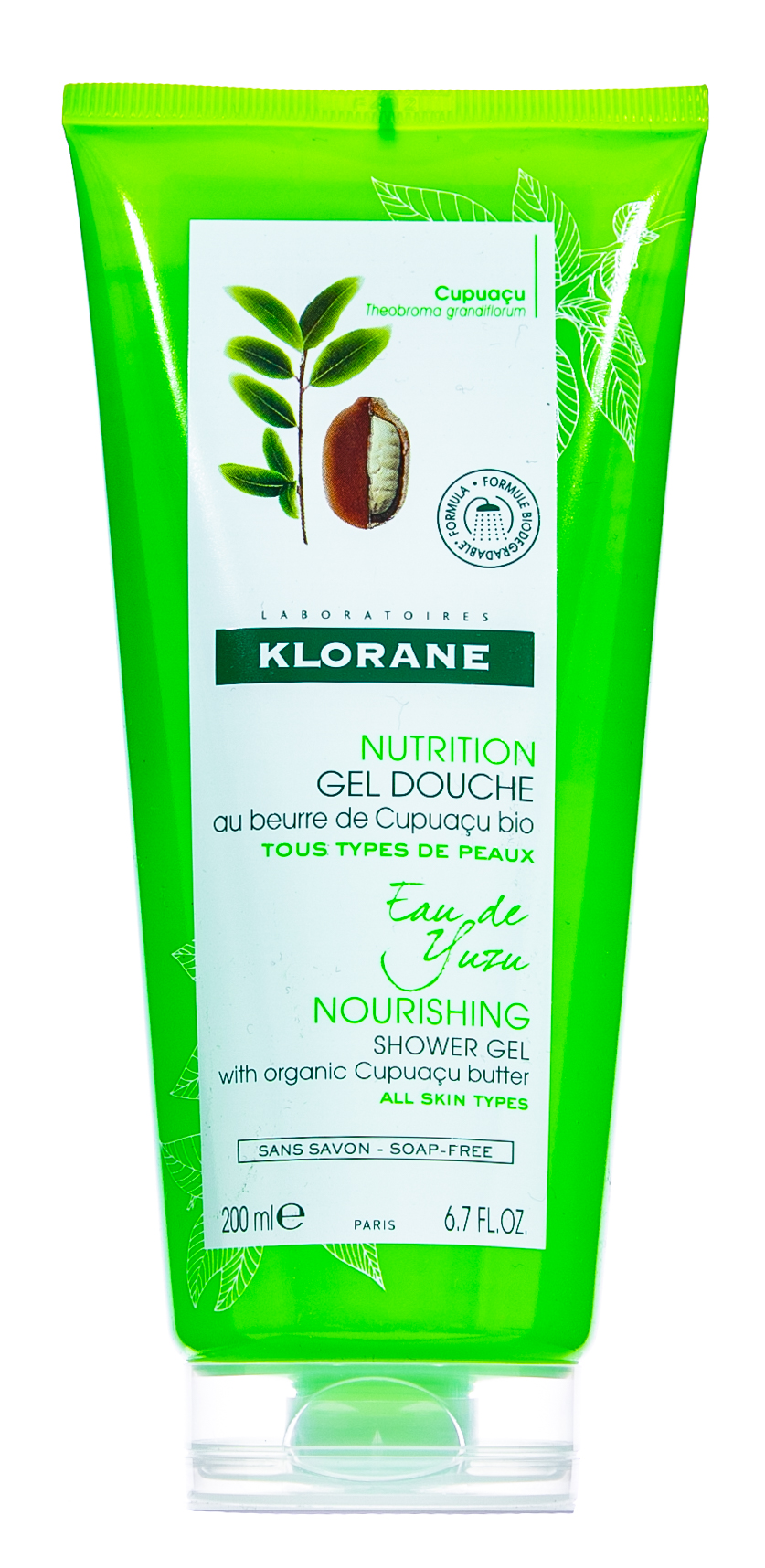 Клоран Гель для душа Юзу 200 мл (Klorane, Body care) фото 1