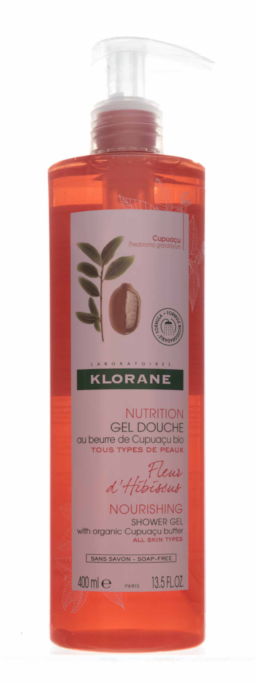 Клоран Гель для душа цветок гибискуса 400 мл (Klorane, Body care) фото 1