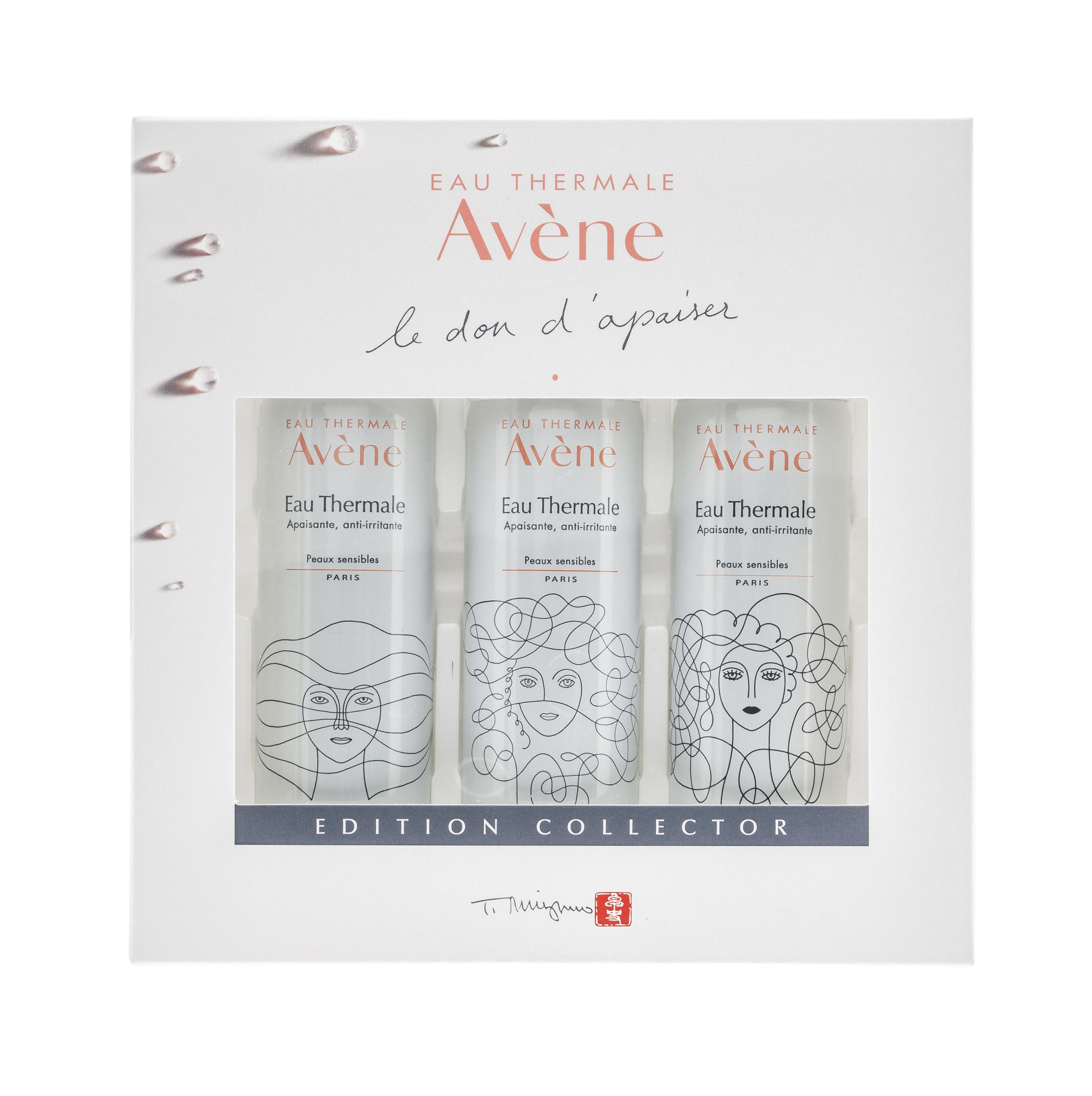 Авен Термальная вода Лимитированная коллекция  «Мизуно» 50млХ3 (Avene, Eau Thermale Avene) фото 3