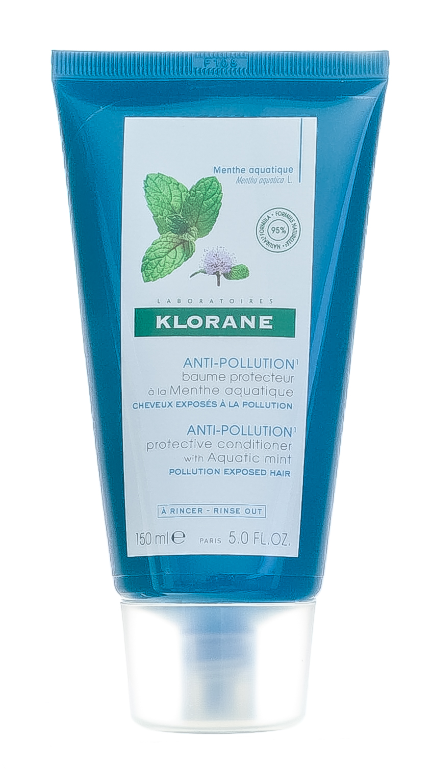 Клоран Кондиционер защитный с экстрактом водной мяты 150 мл (Klorane, Mint) фото 1