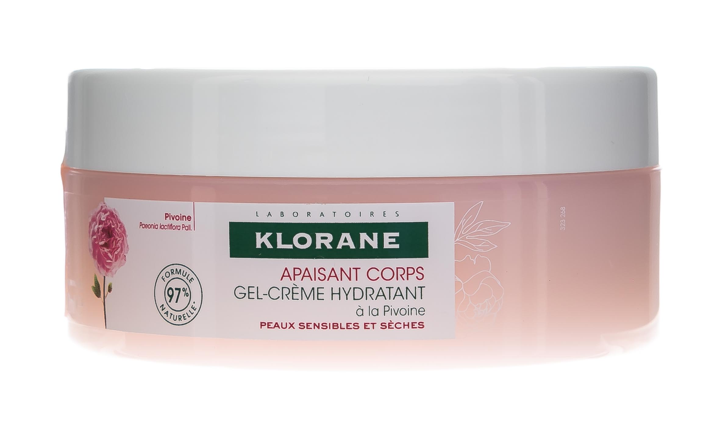 Клоран Увлажняющий гель-крем для тела с экстрактом Пиона 200 мл (Klorane, Пион) фото 2