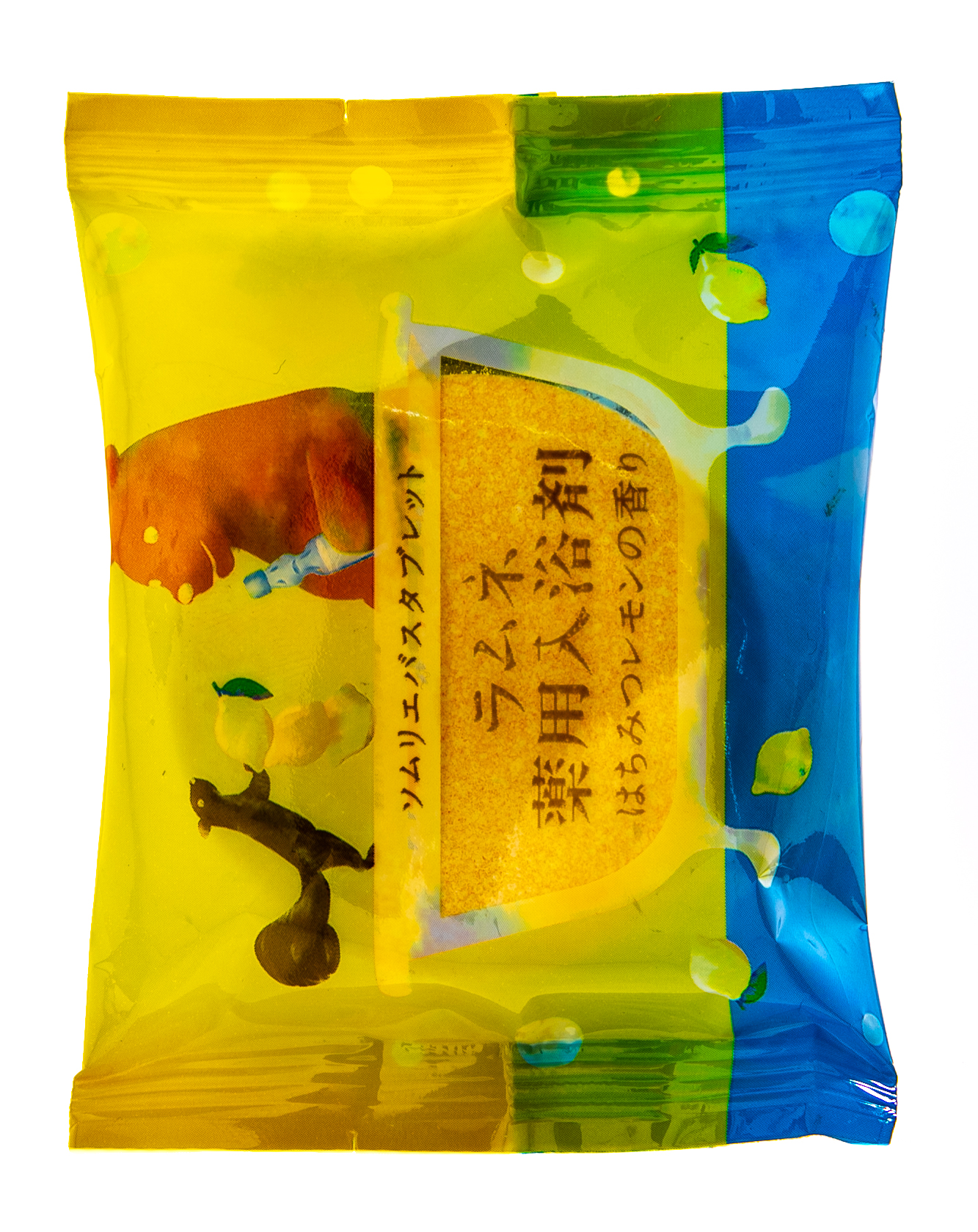 Чарли Соль-таблетка для ванн расслабляющая с ароматом меда и лимона, 40 г (Charley, Sommelier) фото 1