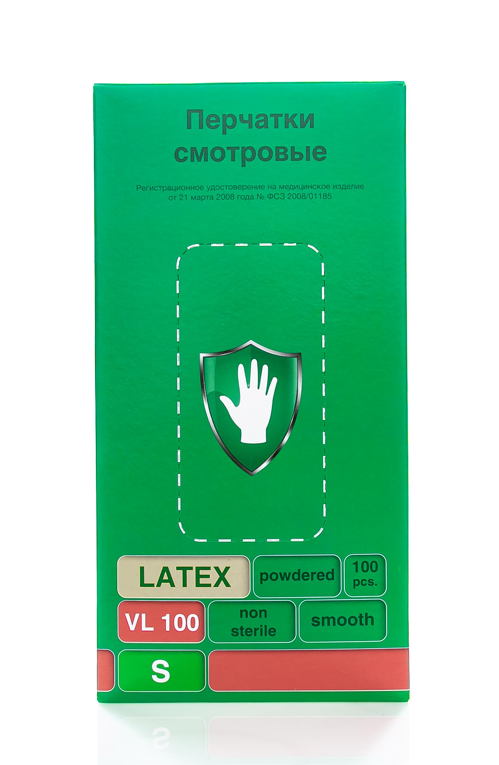 Чистовье Перчатки латекс опудренный S Safe&Care 1 х 100 шт (Чистовье, Расходные материалы для рук и ног) фото 1