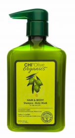 Chi Шампунь для волос и тела с маслом оливы Hair and Body Shampoo, 340 мл. фото