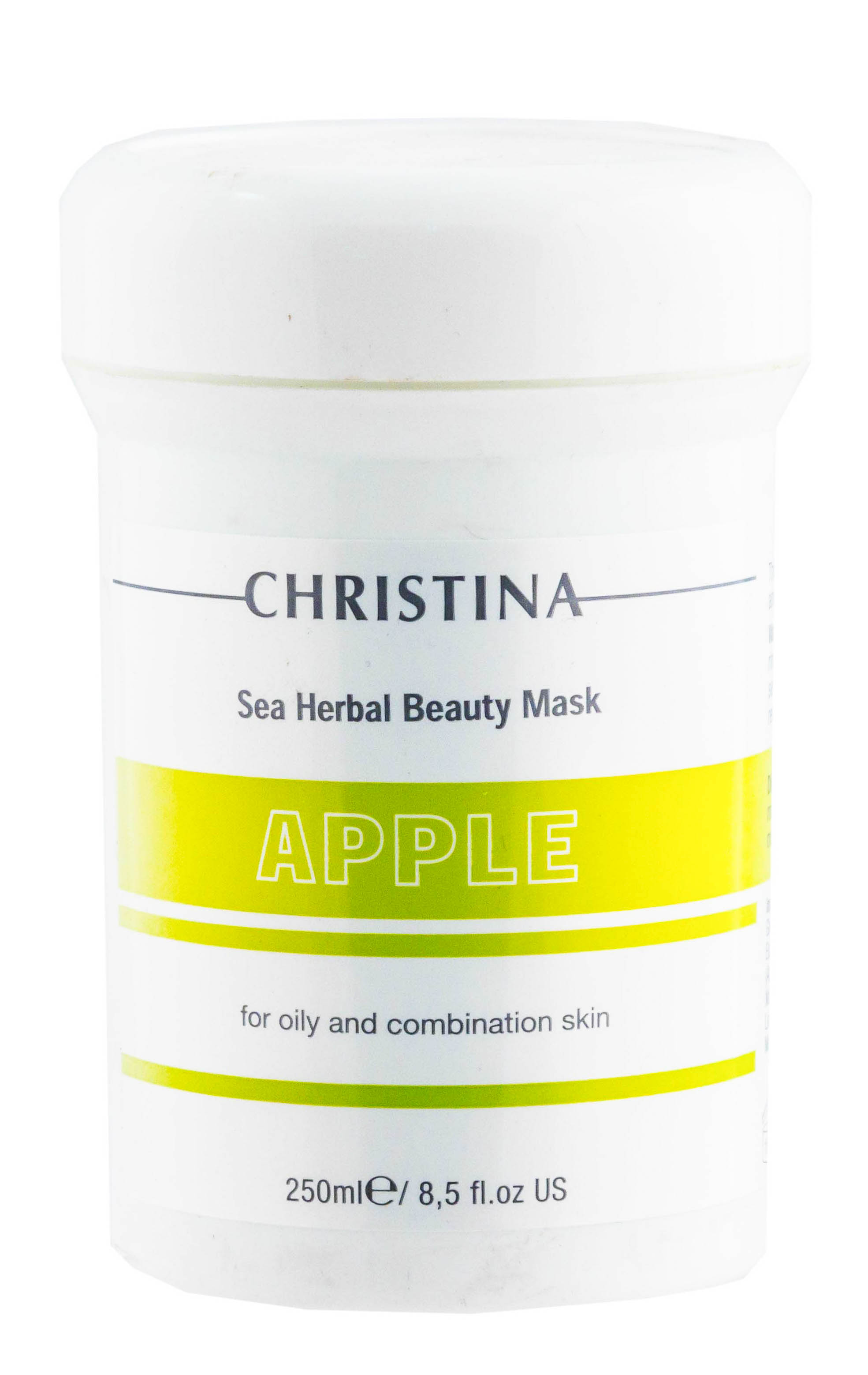 Кристина Яблочная маска красоты для жирной и комбинированной кожи 250 мл (Christina, Fresh) фото 1