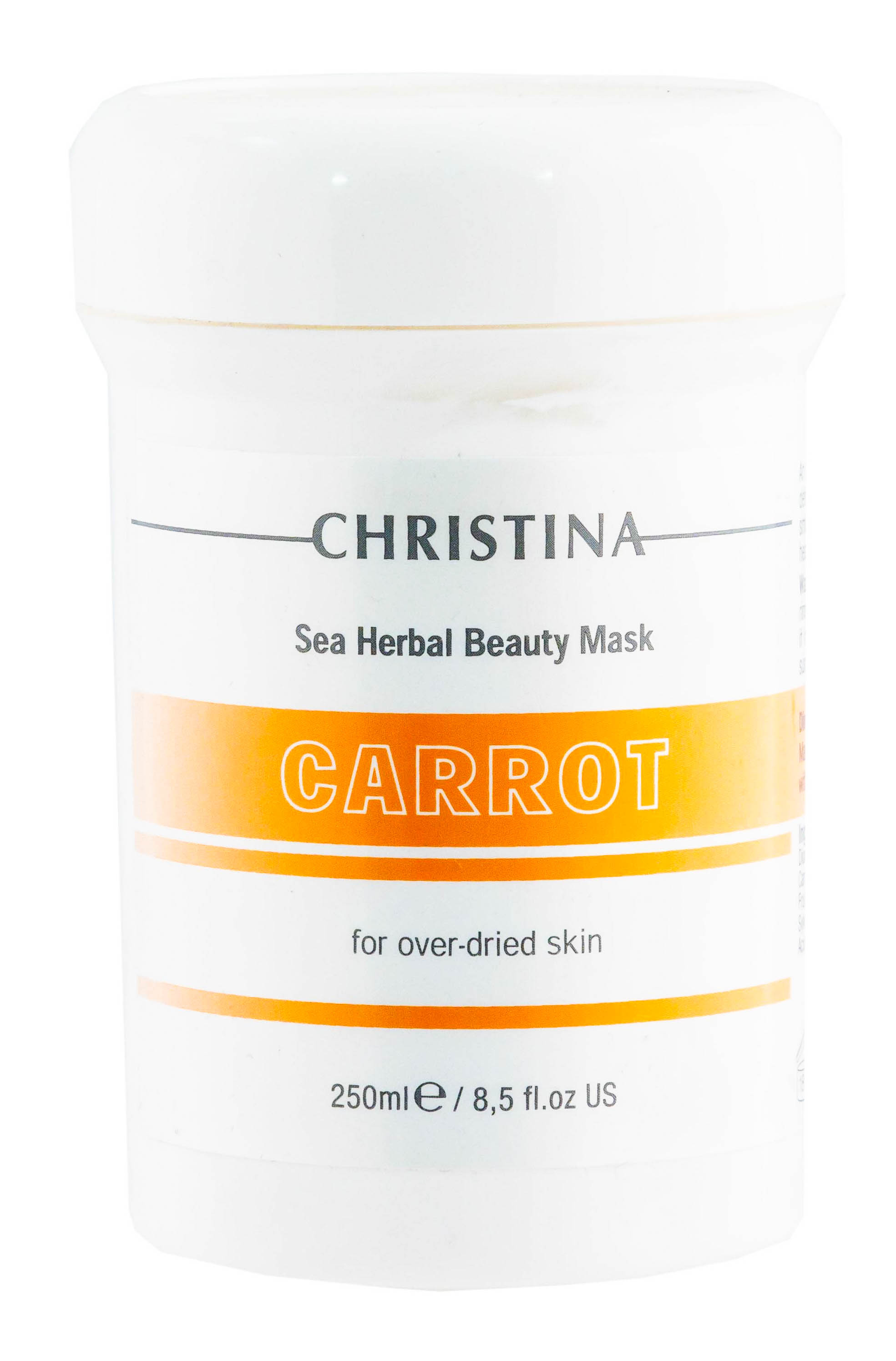 Кристина Кортиноловая (морковная) маска красоты для пересушенной кожи 250 мл (Christina, Fresh) фото 1