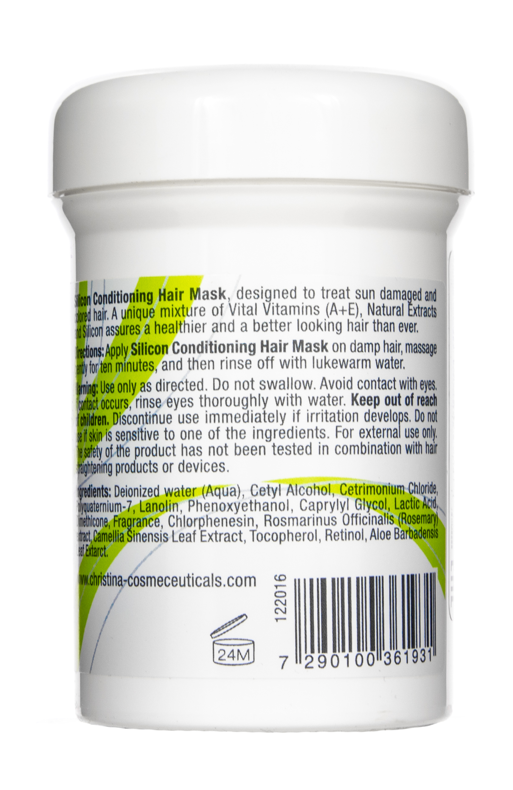 Кристина Силиконовая маска для ухода за поврежденными и окрашенными волосами, 250 мл (Christina, Hair Care) фото 2