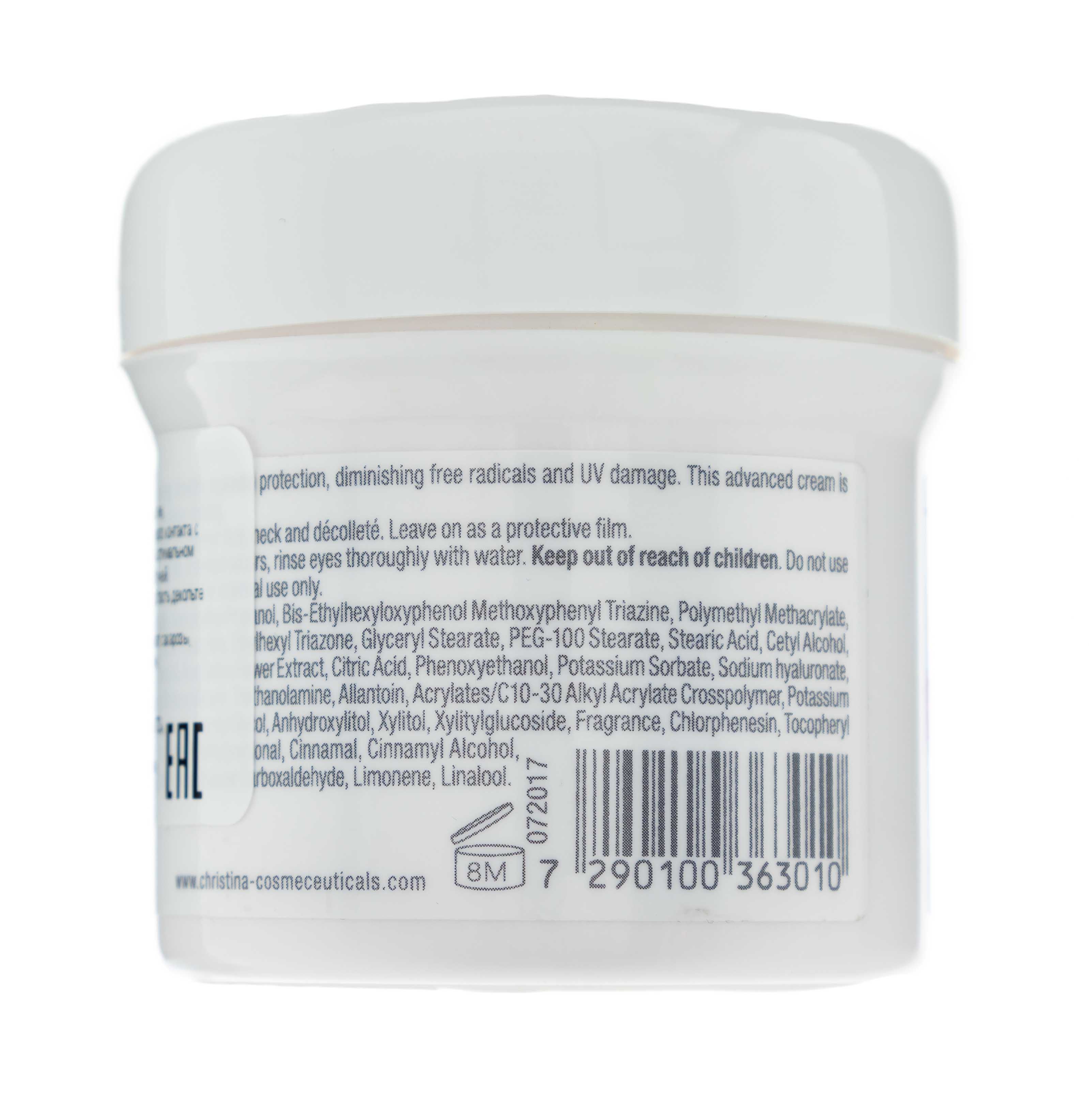 Кристина Shielding Day Cream SPF 30 Защитный дневной крем (шаг 8) 150 мл (Christina, Muse) фото 2