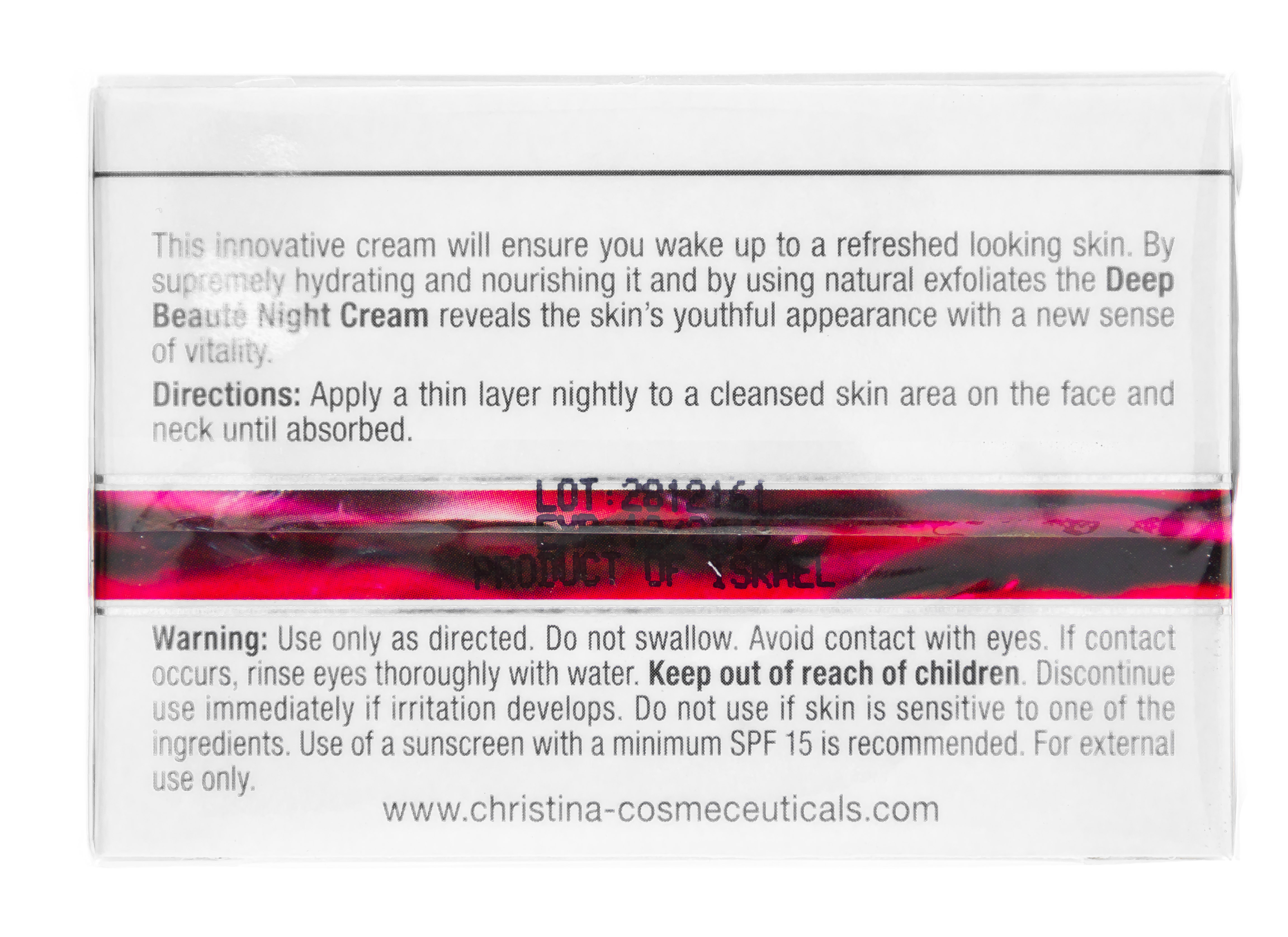 Кристина Chateau de Beaute Интенсивный обновляющий ночной крем 50 мл (Christina, Chateau de Beaute) фото 2