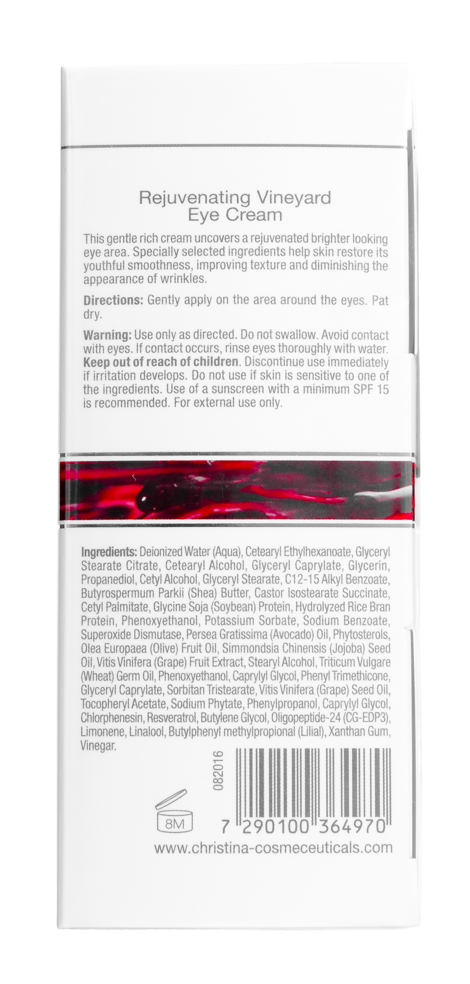 Кристина Омолаживающий крем для кожи вокруг глаз 30 мл (Christina, Chateau de Beaute) фото 2