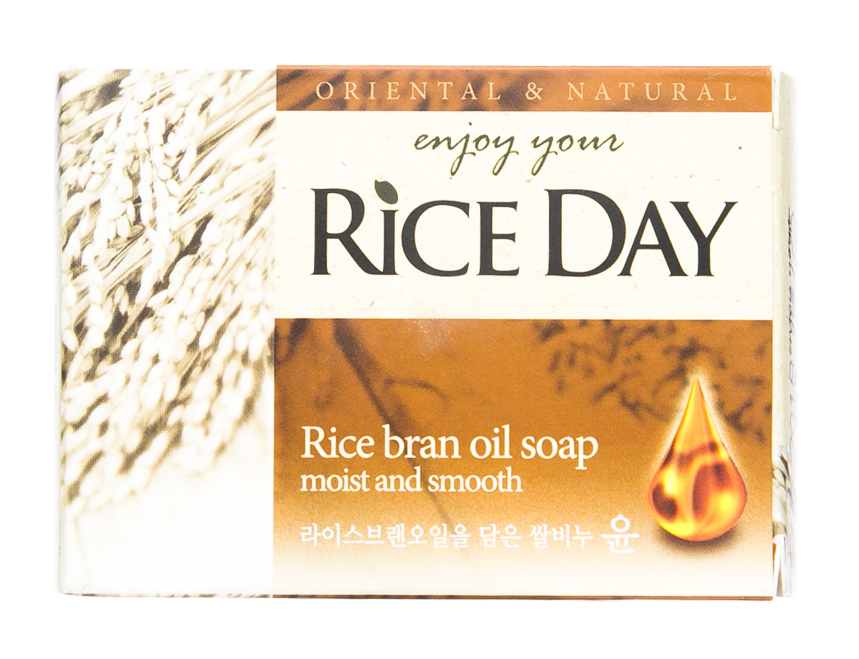 СиДжей Лайон Riceday Мыло туалетное с экстрактом рисовых отрубей 100 г (Cj Lion, Мыло Cj Lion) фото 1