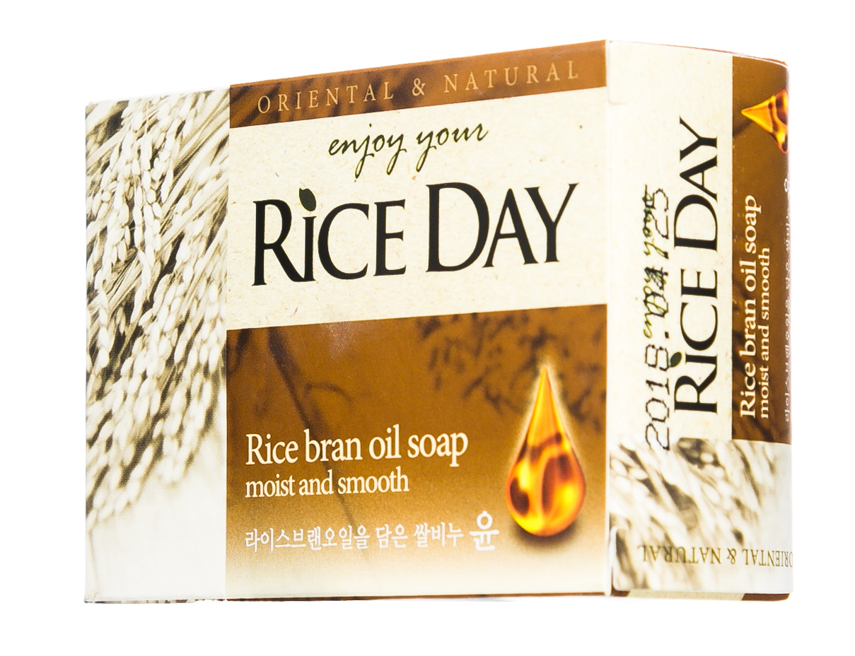 СиДжей Лайон Riceday Мыло туалетное с экстрактом рисовых отрубей 100 г (Cj Lion, Мыло Cj Lion) фото 2