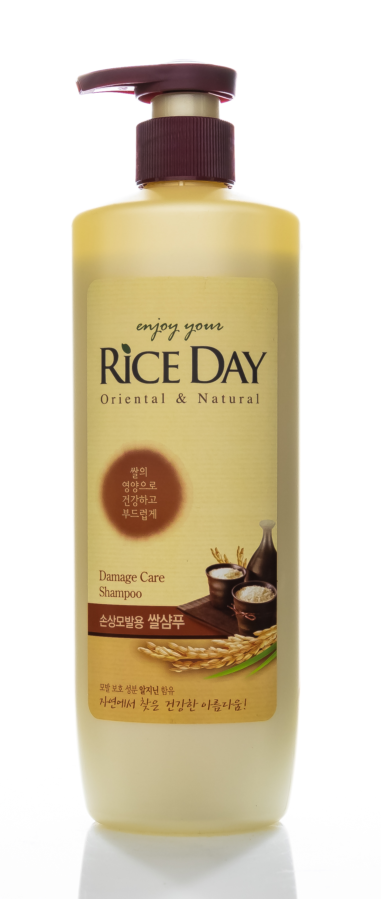 СиДжей Лайон Riceday Шампунь восстанавливающий для повреждённых и ослабленных волос волос 550 мл (Cj Lion, Для волос Cj Lion) фото 1