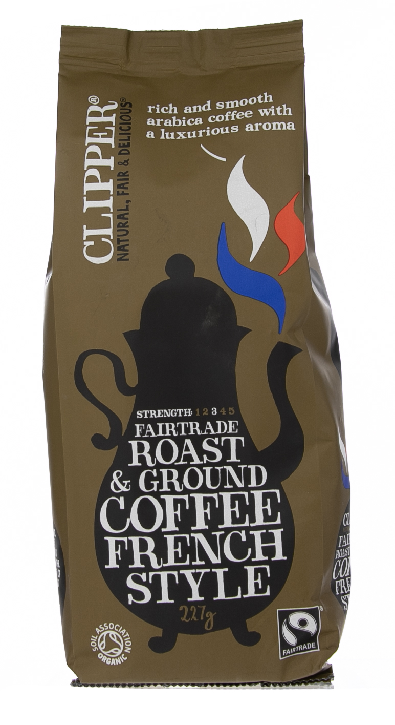 Клиппер Кофе молотый Арабика Французский стиль Органик 227 гр (Clipper, Coffee) фото 1