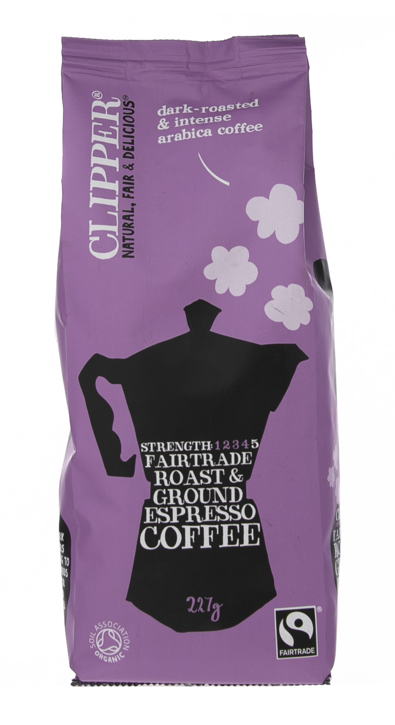 Клиппер Кофе молотый Арабика Эспрессо Органик 227 гр (Clipper, Coffee) фото 1