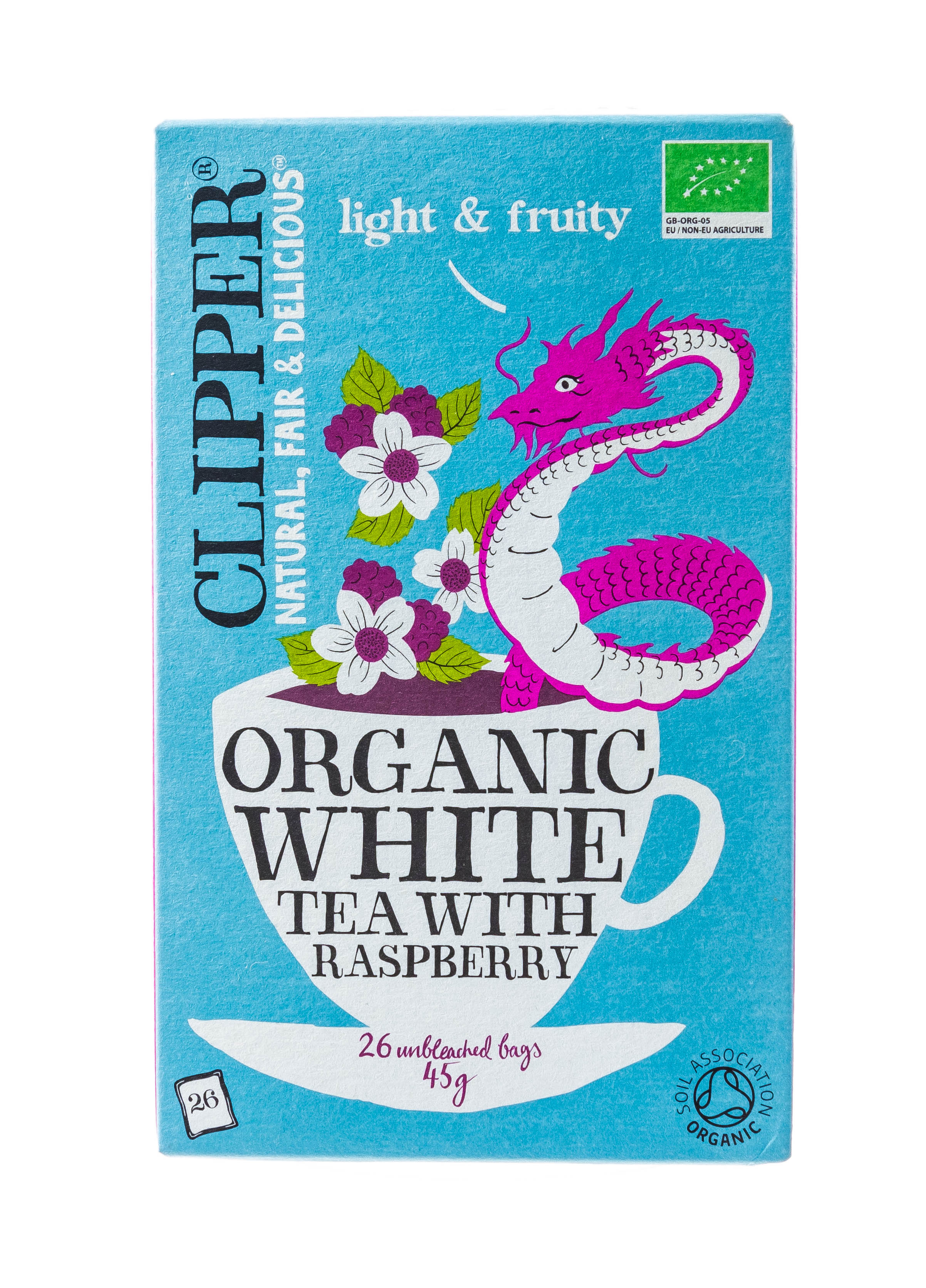 Клиппер Белый чай с Малиной Органик (Clipper, White Tea) фото 1