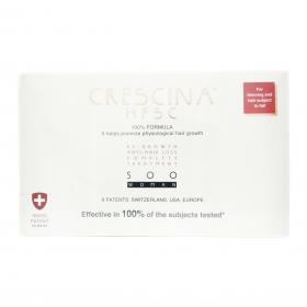 Crescina 500 Комплекс для женщин лосьон для стимуляции роста волос 20  лосьон против выпадения волос 20. фото