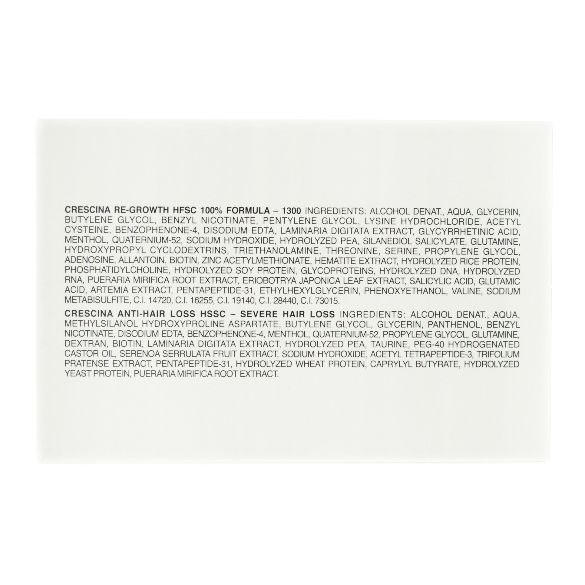 Кресцина 1300 Комплекс для женщин: лосьон для стимуляции роста волос №20+ лосьон против выпадения волос №20 (Crescina, Crescina 1300) фото 4