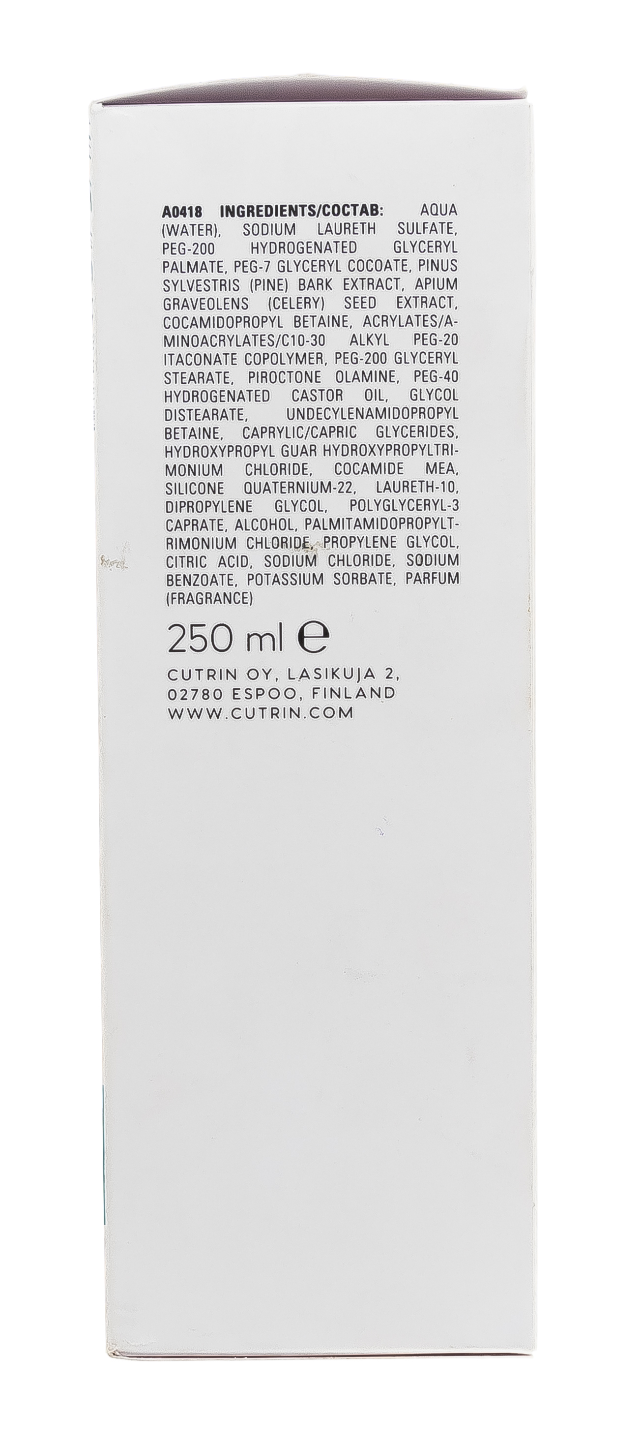 Кутрин Шампунь для ежедневного применения против перхоти 250 мл (Cutrin, BIO+) фото 3