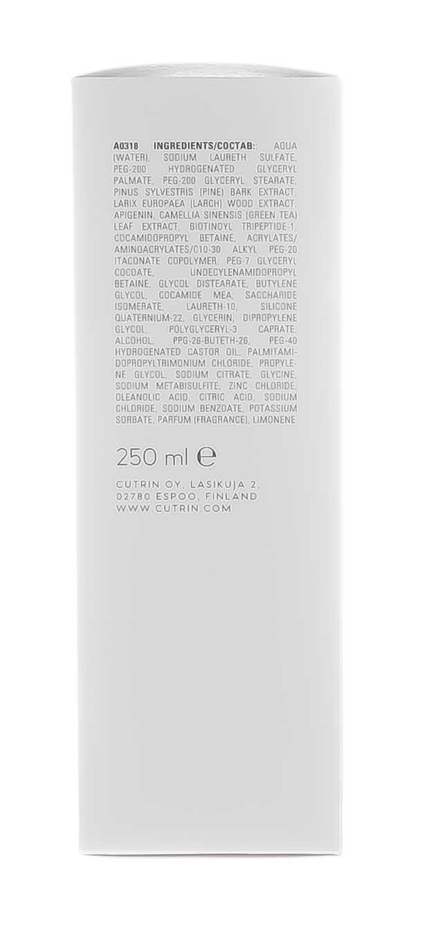 Кутрин Шампунь-бустер для укрепления волос у мужчин, 250 мл (Cutrin, BIO+) фото 3