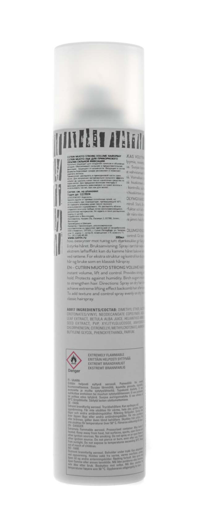 Кутрин Лак экстрасильной фиксации, 300 мл (Cutrin, MUOTO) фото 2