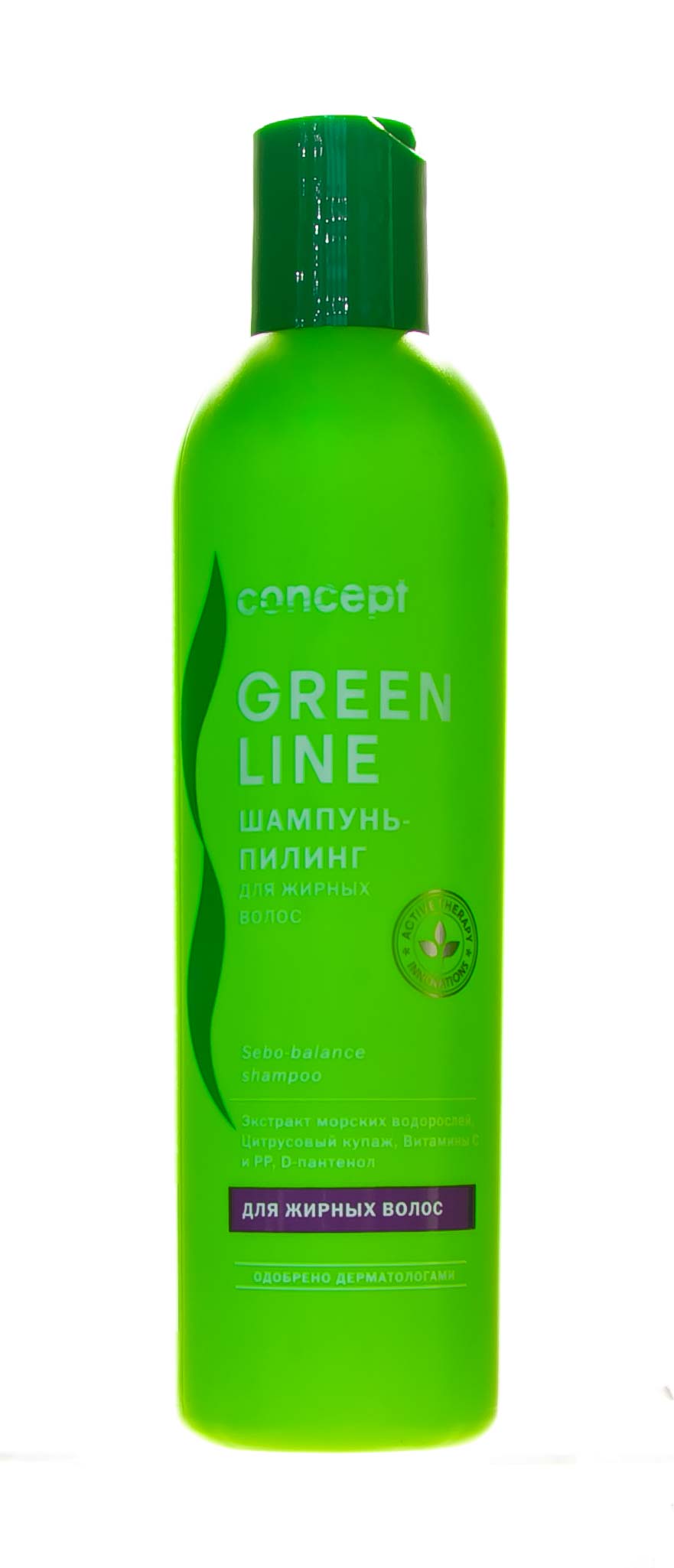 Концепт Шампунь-пилинг для жирных волос Sebo-balance shampoo, 300 мл (Concept, Green Line) Концепт Шампунь-пилинг для жирных волос Sebo-balance shampoo, 300 мл (Concept, Green Line) фото 1
