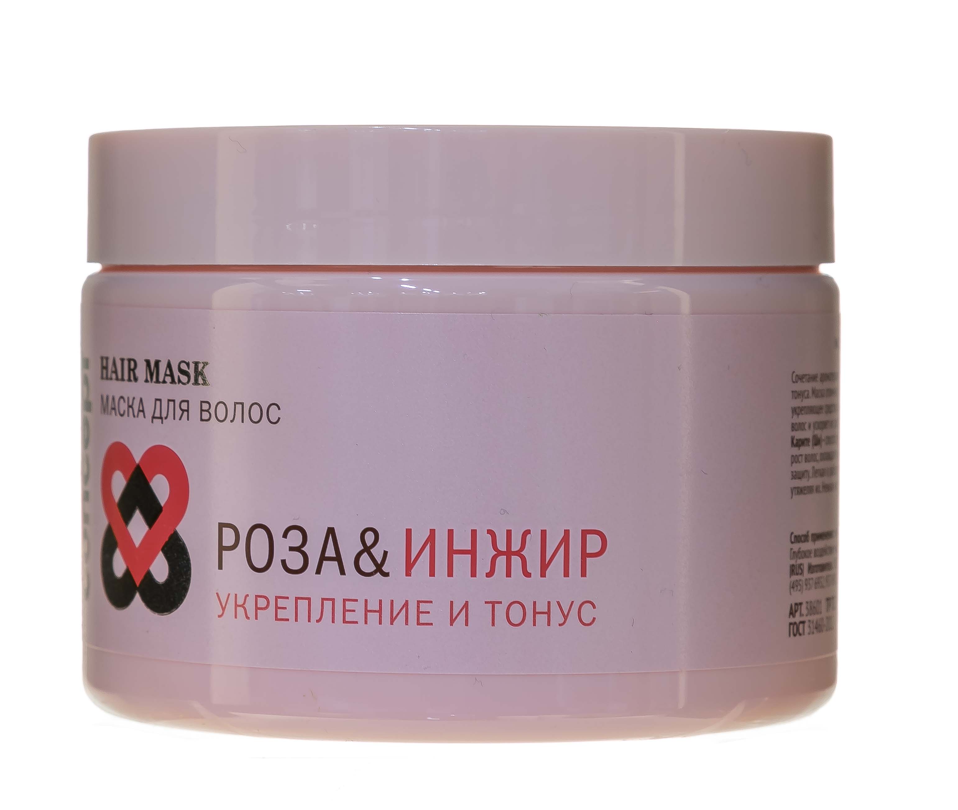 Концепт Маска для волос Роза&Инжир Укрепление и тонус Power&Tonus hair mask, 350 мл (Concept, Spa) фото 1