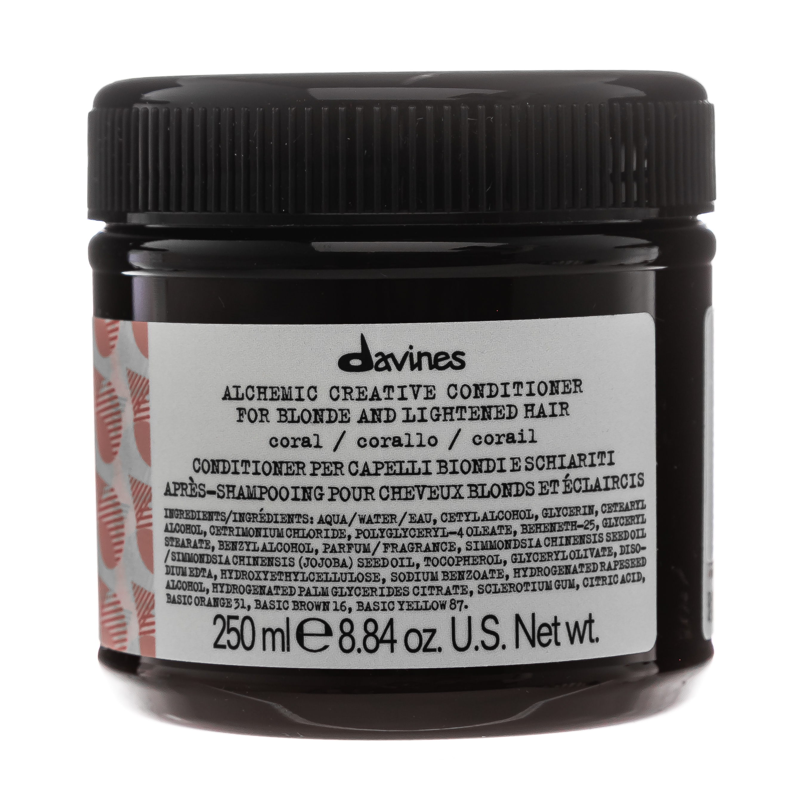Давинес Кондиционер для осветленных и натуральных волос (коралл, розовый) Creative Conditioner For Blond And Lightened Hair Coral, 250 мл (Davines, Alchemic) фото 6