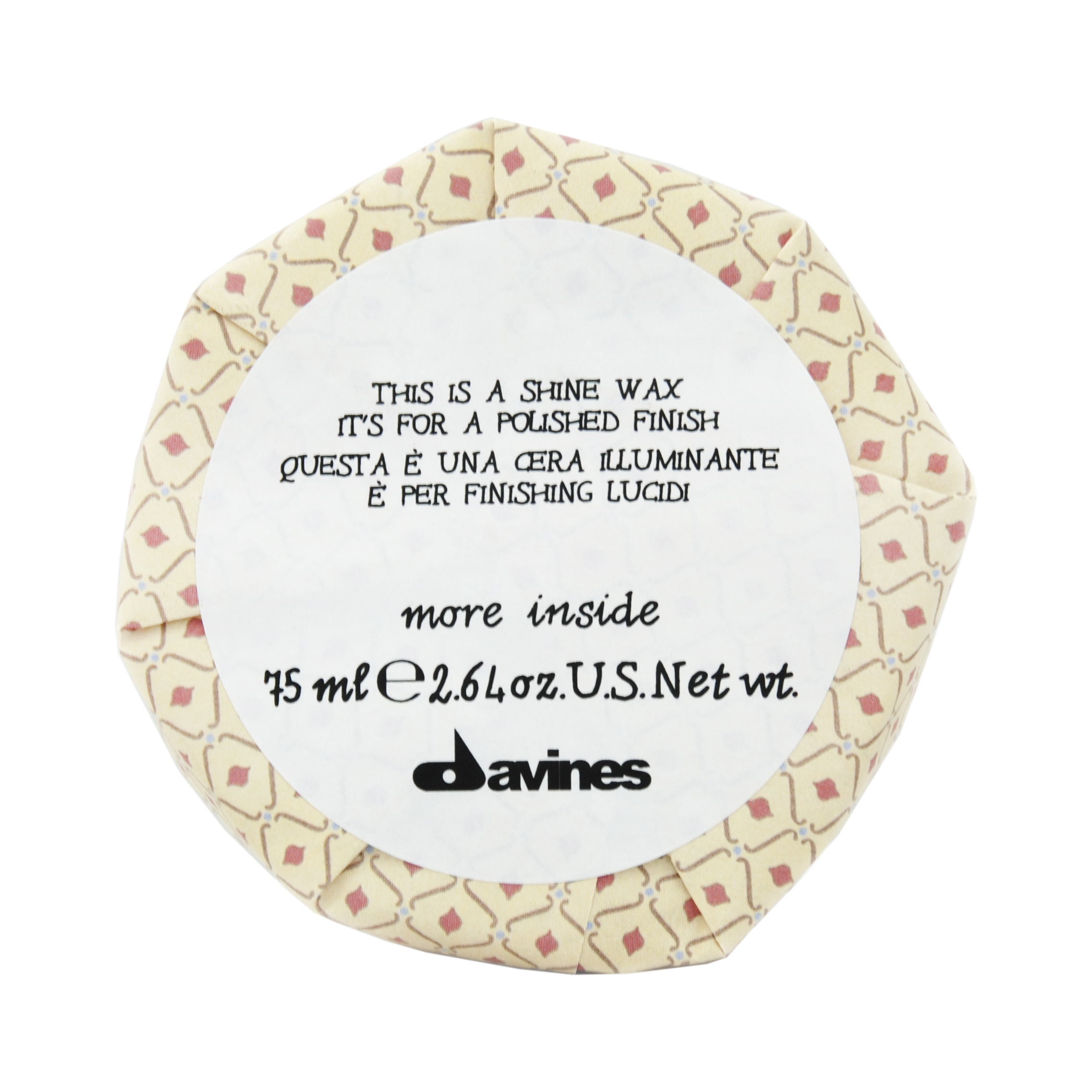 Давинес Воск блеск для глянцевого финиша, 75 мл (Davines, More Inside) фото 7