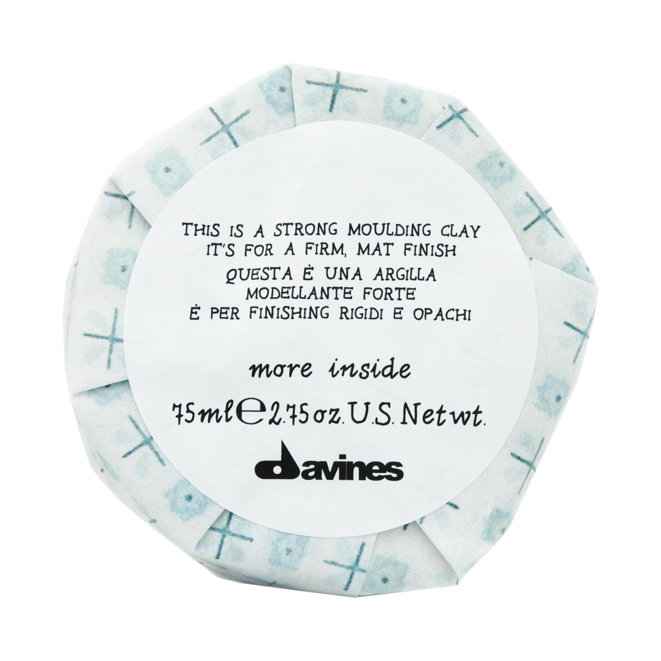 Давинес Моделирующая глина для стойкого матового финиша More Inside Strong Moulding Clay, 75 мл (Davines, More Inside) фото 7