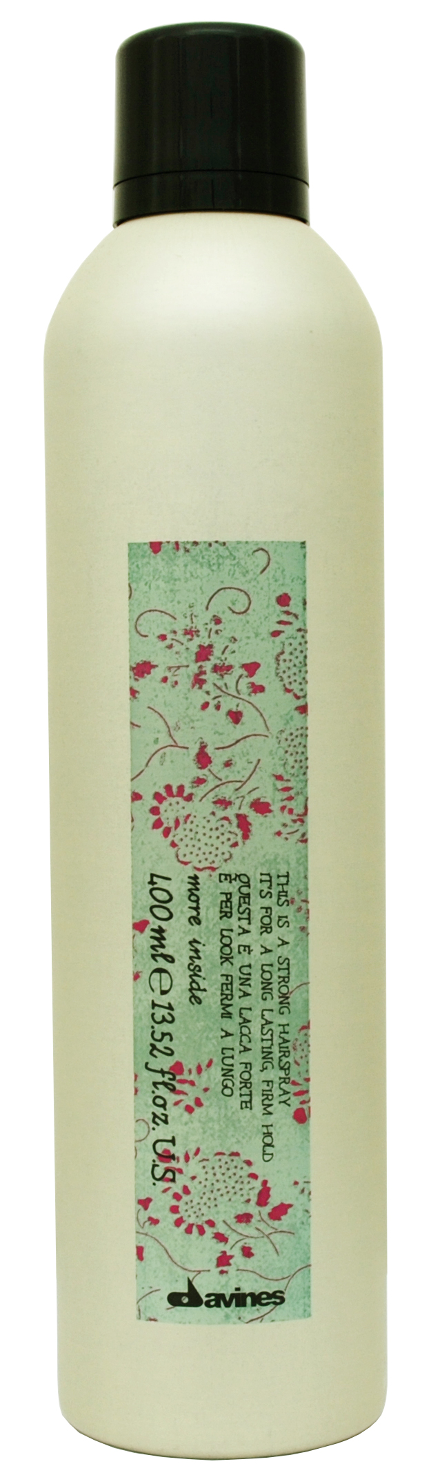 Давинес Лак сильной фиксации для длительной стойкой укладки More Inside Strong Hold Hair-Spray, 400 мл (Davines, More Inside) фото 6