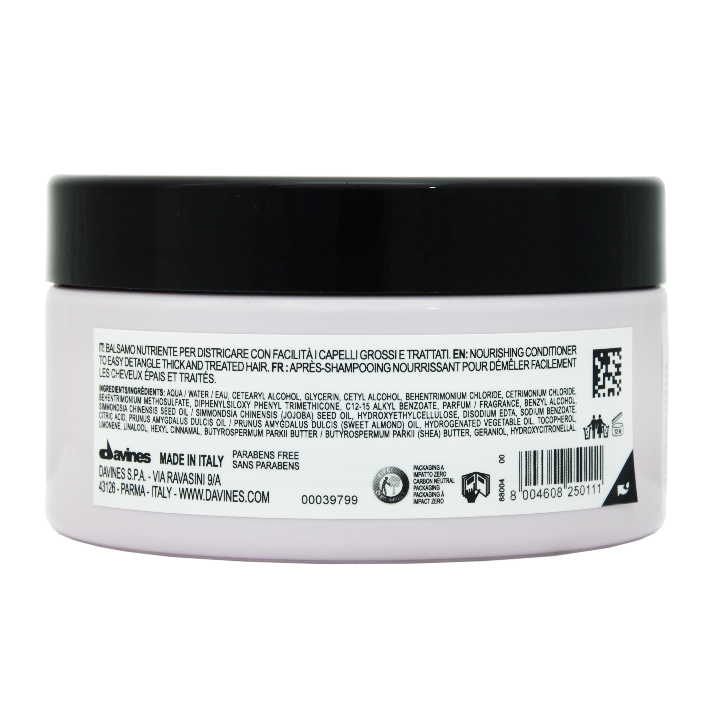 Давинес Интенсивный кондиционер для подготовки волос к укладке плотных, обезвоженных или чувствительных повр (Davines, Сфера стайлинга) фото 2